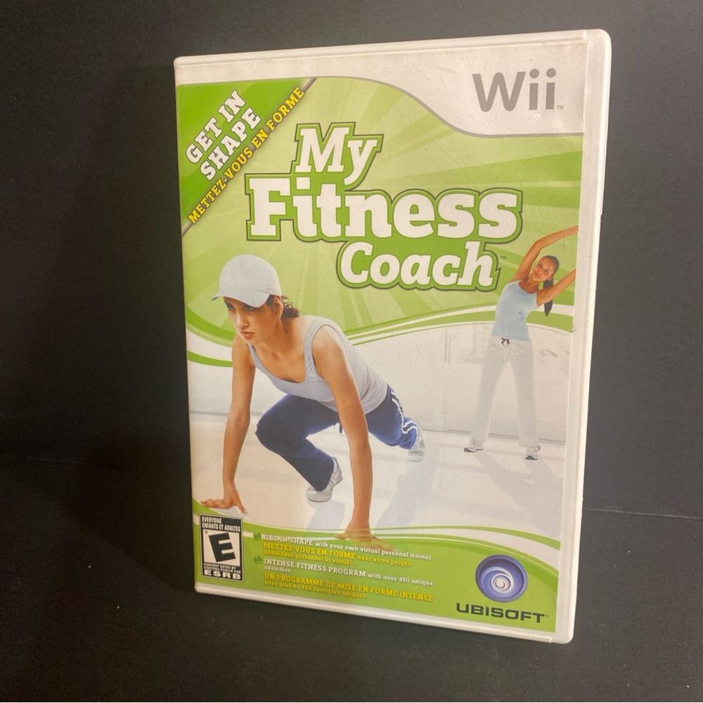 NINTENDO Wii MY FITNESS COACH EXERCISE VIDEO GAME - COMPLETE - TESTED!